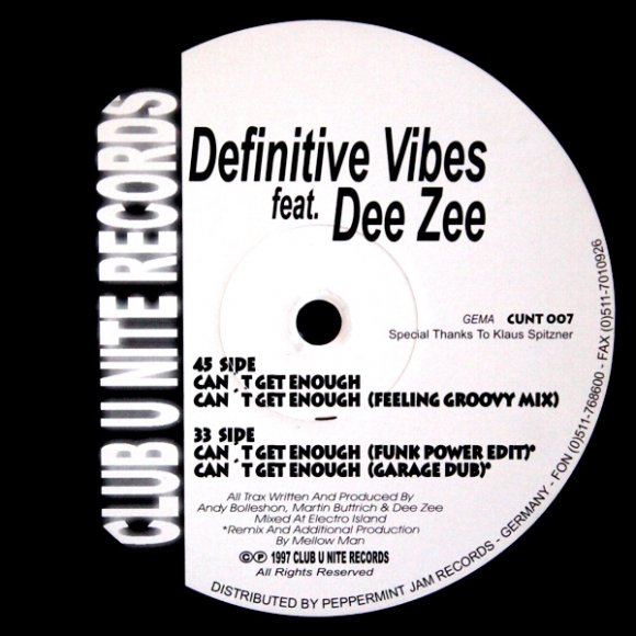 Definitive Vibes - Can't Get Enough (Garage Dub) (6:50)